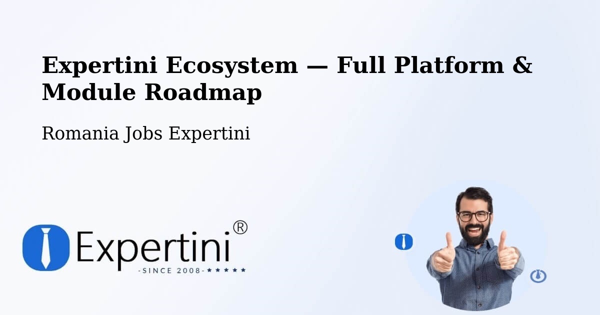 Expertini Ecosystem — Full Platform & Module Roadmap – Comuna Ileanda