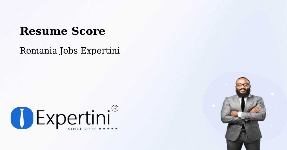 Resume Score & Job Description Match Tool – Comuna Ileanda - Romania Jobs Expertini